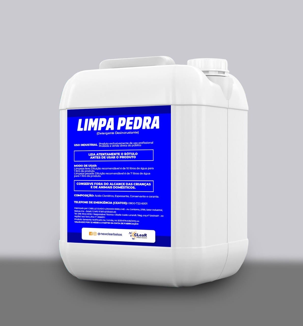 Limpa Pedra - Desincrustante Industrial